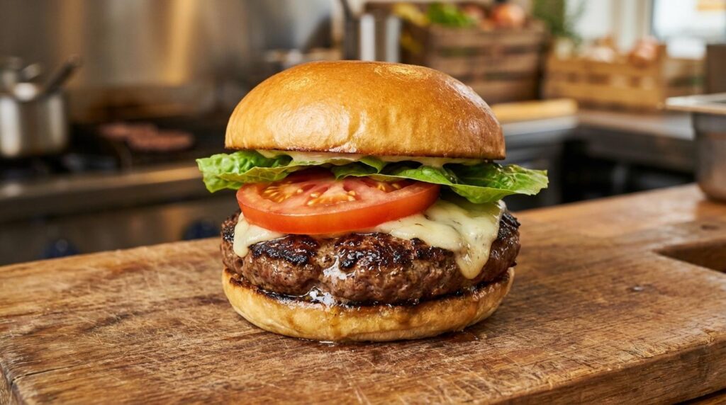 lokale råvarer burger