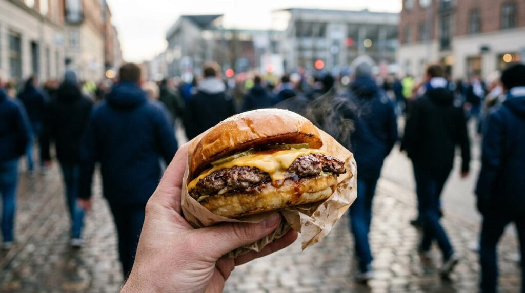 spise før kamp parken